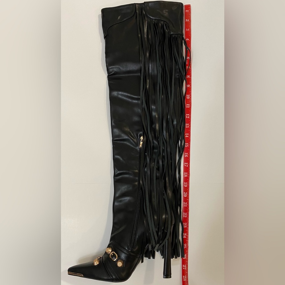 Black knee high boots by SIMMI London